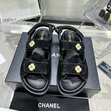 シャネル CHANEL 26-CHJ23024HRBK　2023年春夏最新入荷 スリングバック 厚底サンダル サマーサンダル ビーチサンダル レディースシューズ 靴