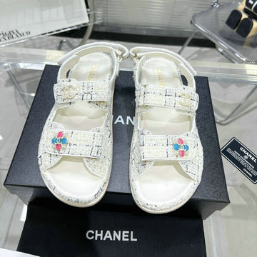 シャネル CHANEL 26-CHJ23024PBBS　2023年春夏最新入荷 スリングバック 厚底サンダル サマーサンダル ビーチサンダル レディースシューズ 靴