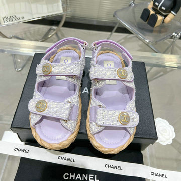 シャネル CHANEL 26-CHJ23024YBQZ　2023年春夏最新入荷 スリングバック 厚底サンダル サマーサンダル ビーチサンダル レディースシューズ 靴