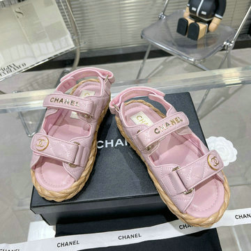シャネル CHANEL 26-CHJ23024YPFH　2023年春夏最新入荷 スリングバック 厚底サンダル サマーサンダル ビーチサンダル レディースシューズ 靴