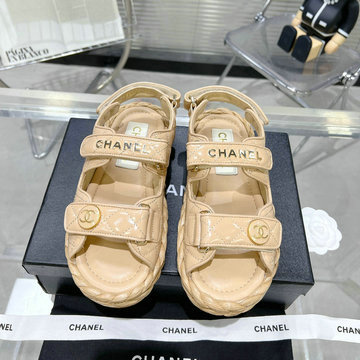 シャネル CHANEL 26-CHJ23024YPXS　2023年春夏最新入荷 スリングバック 厚底サンダル サマーサンダル ビーチサンダル レディースシューズ 靴