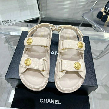 シャネル CHANEL 26-CHJ23024YQQX　2023年春夏最新入荷 スリングバック 厚底サンダル サマーサンダル ビーチサンダル レディースシューズ 靴