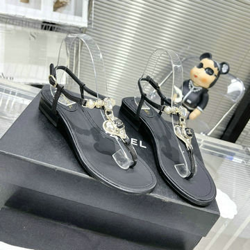 シャネル CHANEL 26-CHJ23025BK　2023年春夏最新入荷 スリングバック サンダル サマーサンダル ビーチサンダル レディースシューズ 靴 フリップフロップ