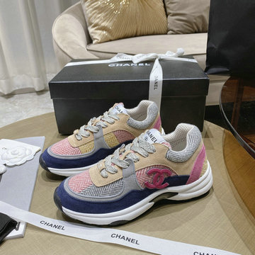 シャネル CHANEL 26-CHJ23020ZX 2023年春季最新入荷 スニーカー レースアップシューズ カジュアルシューズ レディースシューズ スポーツシューズ