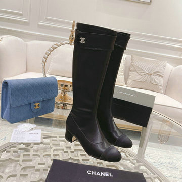 シャネル CHANEL 26-CHJ23001S 2023年春季最新入荷 ウィメンズ ロングブーツ ミドルヒールシューズ ジップクロージャー レディースシューズ カジュアルシューズ 靴