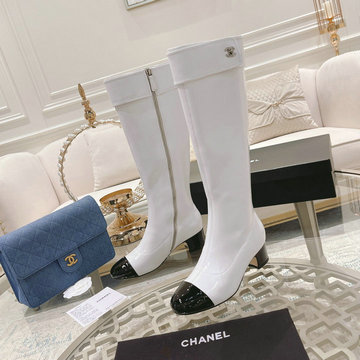 シャネル CHANEL 26-CHJ23001Q 2023年春季最新入荷 ウィメンズ ロングブーツ ミドルヒールシューズ ジップクロージャー レディースシューズ カジュアルシューズ 靴