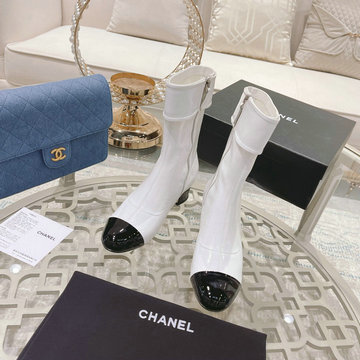 シャネル CHANEL 26-CHJ23004Q  2023年春季最新入荷 ウィメンズ ショートブーツ ローヒールシューズ ジップクロージャー レディースシューズ カジュアルシューズ 靴
