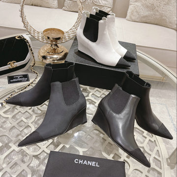 シャネル CHANEL 26-CHJ23006　2023年春季最新入荷 ウィメンズ ショートブーツ アンクルブーツ ローヒール レディースシューズ カジュアルシューズ