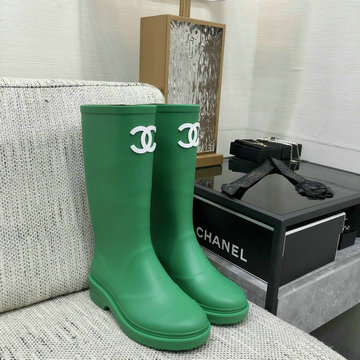 商品名称：シャネル CHANEL 26-CHJ23014G  2023年春季最新入荷 ウィメンズ ロングブーツ レインブーツ フラットシューズ レディースシューズ カジュアルシューズ 靴
