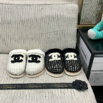 シャネル CHANEL 26-CHJ23016 2023年春季最新入荷 ウィメンズ フラットミュール 厚底サンダル 室外室内履き スライドサンダル スリッパ ふんわりとしたシアリング