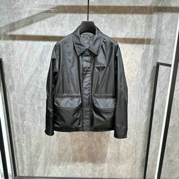 商品名称：プラダ PRADA MS-JKPD23001　2023年春季最新入荷 ロングスリーブ ジャケット スナップ開閉式 ジャケット トップスコート 長袖 アウターコート 男女兼用