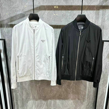 商品名称：プラダ PRADA MS-JKPD23003　2023年春季最新入荷 ロングスリーブ ジャケット ジップジャケット トップスコート 長袖 アウターコート 男女兼用