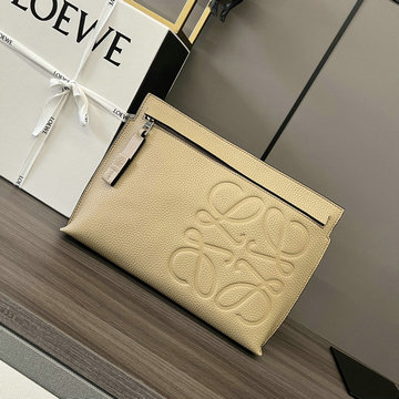 ロエベ LOEWE GH-LE11038QX　2023年最新入荷 ストラップ付き Tポーチ 手持ちかばん クラッチバッグ メンズかばん カーフレザー