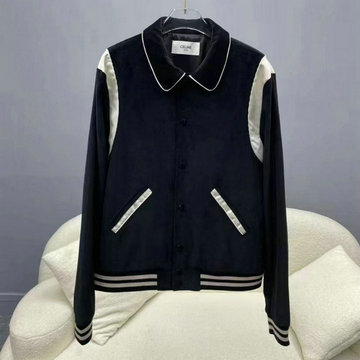 セリーヌ CELINE MS-WTCE23002　2023年春夏最新入荷 ロングスリーブ ジャケット ボタンクロージャー ジャケット トップスコート 長袖 アウターコート