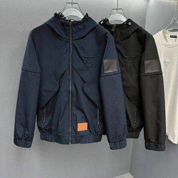 バーパリー BURBERRY MS-JKBR23004　2023年春夏最新入荷 ロングスリーブ ジャケット フルジップ ジャケット フード付き トップスコート 長袖 アウターコート