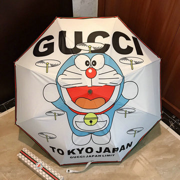 グッチ GUCCI 99-YSGG23018 2023年春夏最新入荷 雨傘 ジャンプ傘 フォールディングアンブレラ UVカット 日傘 折りたたみ傘
