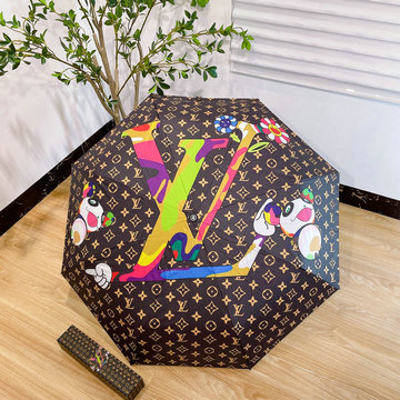 ルイヴィトン LOUISVUITTON 99-YSLV23006 2023年春夏最新入荷 雨傘 ジャンプ傘 フォールディングアンブレラ UVカット 日傘 折りたたみ傘