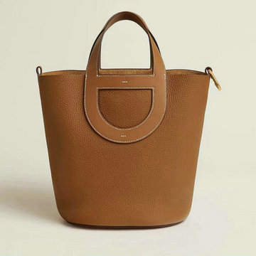 エルメス HERMES 063-HCPT18TCJZ 2023最新入荷 ピコタン バケットバッグ トートバッグ ハンドバッグ ショッピングバッグ レディースかばん TCレザー