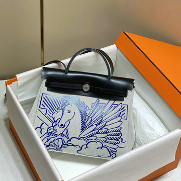 エルメス HERMES 063-HEB31BFMLS 2023最新入荷 エールバッグ トップハンドルバッグ トートバッグ 2way ショルダーバッグ 男女兼用 ビジネスバッグ