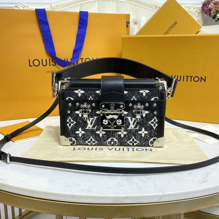 商品名称：ルイヴィトン LOUISVUITTON 057-M21462　2023年最新入荷 プティット マル トランクバッグ 斜め掛け ショルダーバッグ クロスボディ レディースかばん