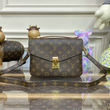 ルイヴィトン LOUISVUITTON 057-M44875　2023年最新入荷 ポシェット メティス MM トップハンドルバッグ トートバッグ 2way ショルダーバッグ