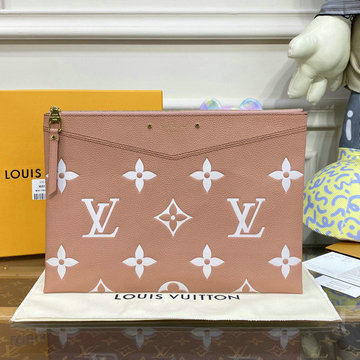 ルイヴィトン LOUISVUITTON 057-M80292　2023年最新入荷 デイリー ポーチ 手持ちかばん ビジネスバッグ メンズかばん クラッチバッグ モノグラムアンプラント