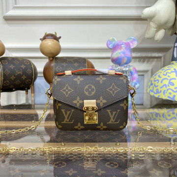 ルイヴィトン LOUISVUITTON 057-M81267　2023年最新入荷 マイクロ メティス トップハンドルバッグ トートバッグ チェーンポーチ ショルダーバッグ クロスボディバッ