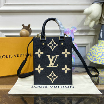ルイヴィトン LOUISVUITTON 057-M81416　2023年最新入荷 プティット サックプラ トップハンドルバッグ トートバッグ 2way ショルダーバッグ モノグラム アンプラント