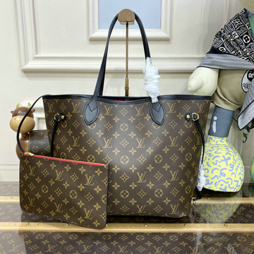 ルイヴィトン LOUISVUITTON 057-M41176　2023年最新入荷 ネヴァーフル PM トートバッグ ハンドバッグ トップハンドルバッグ レディースかばん モノグラムキャンパス