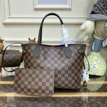 ルイヴィトン LOUISVUITTON 057-N41359　2023年最新入荷 ネヴァーフル PM トートバッグ ハンドバッグ トップハンドルバッグ レディースかばん ダミエエベヌキャンパス