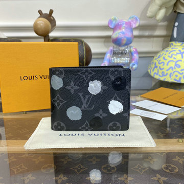 ルイヴィトン LOUISVUITTON 057-M81931　2023年最新入荷 LVxYK ポルトフォイユ ミュルティプル 二つ折り短財布 ショートウォレット カードポケット