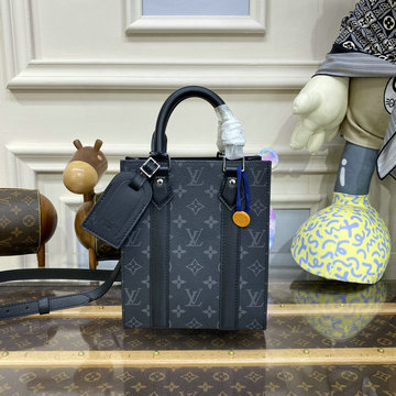 ルイヴィトン LOUISVUITTON 057-M46453　2023年最新入荷 サックプラ MINI トップハンドルバッグ トートバッグ 2way ショルダーバッグ ブリーフケース ビジネスバッグ