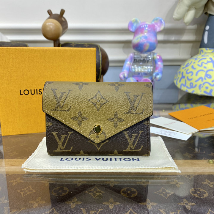 商品名称：ルイヴィトン LOUISVUITTON 057-M81557　2023年最新入荷 ポルトフォイユ ヴィクトリーヌ 三つ折り短財布 ショートウォレット 小銭入れ付き モノグラム リバース