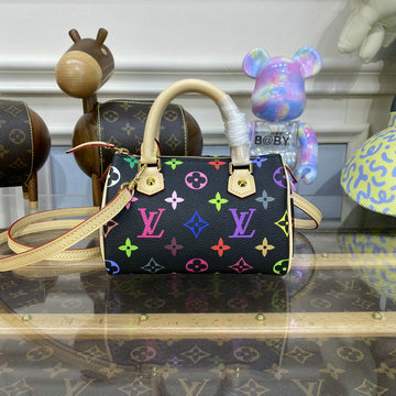 ルイヴィトン LOUISVUITTON 057-M92645K　2023年最新入荷 ナノ スピーディ ミニバッグ トートバッグ 2way 斜め掛け ショルダーバッグ クロスボディバッグ
