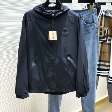 商品名称：バーパリー BURBERRY JS-JKBR23008　2023年春夏最新入荷 ロングスリーブ ボンバージャケット フルジップ ジャケット フード付き トップスコート 長袖 メンズ用