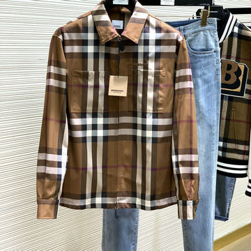 商品名称：バーパリー BURBERRY JS-JKBR23009　2023年春夏最新入荷 ロングスリーブ ボンバージャケット フルジップ ジャケット フードなし トップスコート 長袖 メンズ用