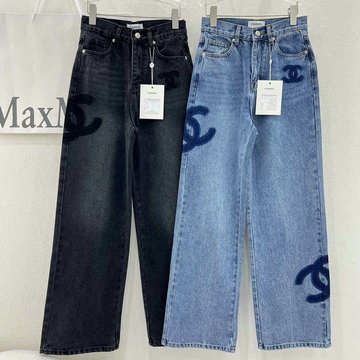 シャネル CHANEL JS-KNCH23001　2023年春夏最新入荷 ズボン ストレートフィット ポケットディテール デニム ジーンズ カジュアル デニムズボン スラックスパンツ