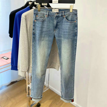 商品名称：グッチ GUCCI JS-KNGG23005　2023年春夏最新入荷 ズボン ストレートフィット ポケットディテール デニム ジーンズ カジュアル デニムズボン スラックスパンツ