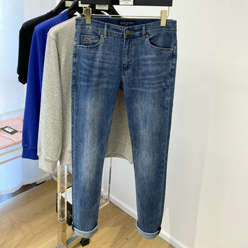 商品名称：ルイヴィトン LOUISVUITTON JS-KNLV23003　2023年春夏最新入荷 ズボン ストレートフィット ポケットディテール デニム ジーンズ カジュアル デニムズボン