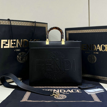 商品名称：フェンディ FENDI 168-FD8266EBK 2023年最新入荷 トップハンドルバッグ トートバッグ ハンドバッグ 2way ショルダーバッグ レディースかばん