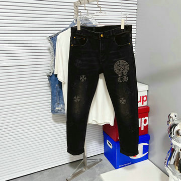商品名称：クロムハーツ Chrome Hearts MS-KNCM23002 2023年春夏最新入荷 ズボン ストレートフィット ポケットディテール デニム ジーンズ カジュアル デニムズボン