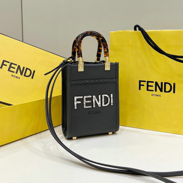 フェンディ FENDI 168-FD8376SH  2023年最新入荷 サンシャイン ショッパー スモール トップハンドルバッグ トートバッグ 2way ショルダーバッグ