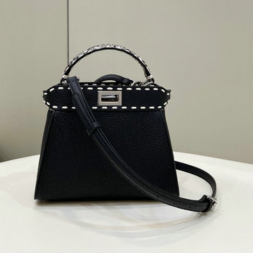 商品名称：フェンディ FENDI 168-FD8522ABK  2023年最新入荷 ピーカブー トートバッグ ハンドバッグ 2way ショルダーバッグ クロスボディバッグ レディースかばん