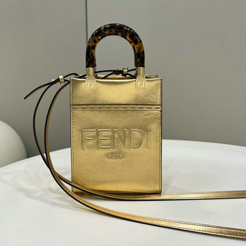 フェンディ FENDI 168-FD8555JS 2023年最新入荷 サンシャイン ショッパー スモール トップハンドルバッグ トートバッグ 2way ショルダーバッグ