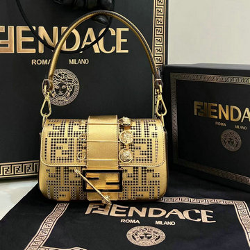 フェンディ FENDI 168-FD8563AJS 2023年最新入荷 バゲットバッグ ホーボーバッグ 肩掛け ショルダーバッグ クロスボディバッグ レディースかばん
