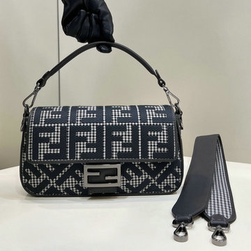 商品名称：フェンディ FENDI 168-FD8588MBK 2023年最新入荷 バゲット トップハンドルバッグ 2way 斜め掛け ショルダーバッグ カーフレザー レディースかばん