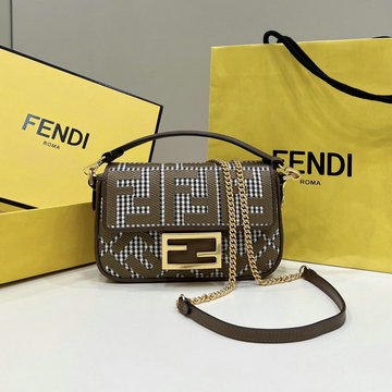 商品名称：フェンディ FENDI 168-FD8588SKF 2023年最新入荷 バゲット トップハンドルバッグ 2way 斜め掛け ショルダーバッグ カーフレザー レディースかばん