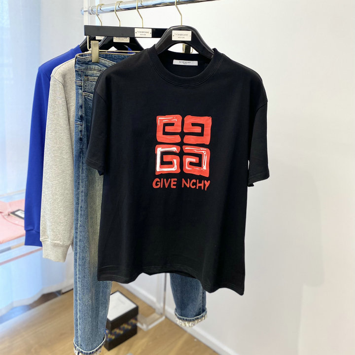 ジバンシー GIVENCHY JS-TDGV23001　2023年春夏最新入荷 Tシャツ 半袖 ショートスリーブ スウェットシャツ 短袖 トップス レジャーシャツ