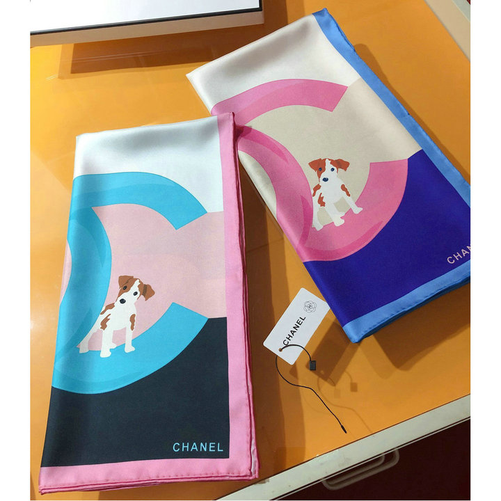 シャネル CHANEL JS-WJCH23003　2023年春夏最新入荷 スクエアスカーフ マフラー ツイストシルク