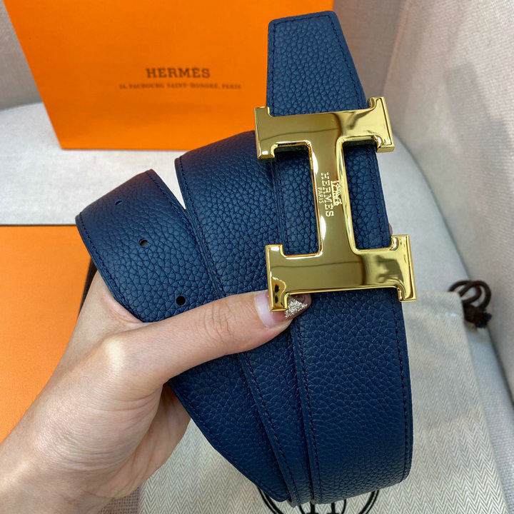 エルメス HERMES JS-HEP23002JL　2023年春夏最新入荷 リバーシブルベルト 幅38mm カーフレザー